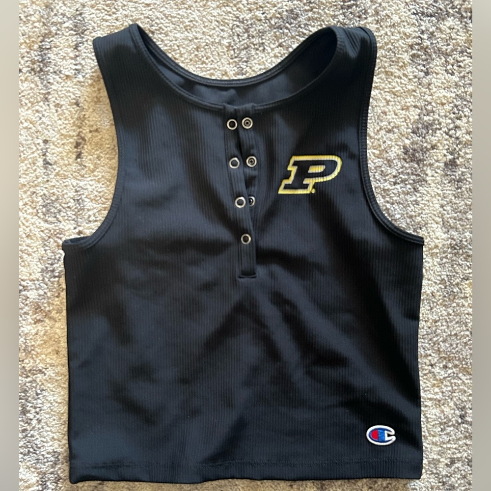 Champion / Button up Purdue Tank Top